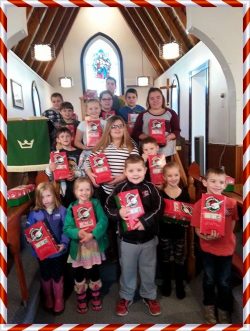 Congratulations to our Sunday School for preparing seventeen shoeboxes for Operation Christmas Child 2016. Thank you to everyone who supported this effort in any way. The shoeboxes were blessed at St. Agnes' Church on Sunday, November 13 and sent off with love and prayers to their destinations.